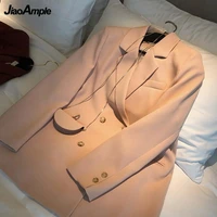 womens 2022 spring autumn suit coats office lady solid working jacket korean fashion elegant clothing female new streetwear