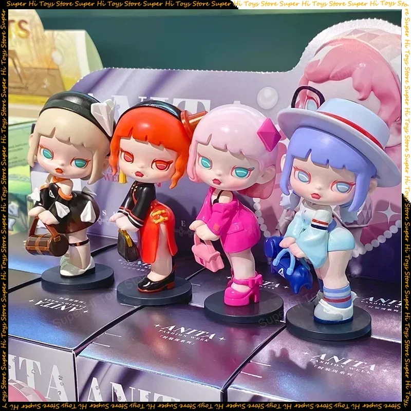 Подлинная серия Anita3 Fashion Week слепая коробка игрушки Caja Ciega Kawaii кукла фигурка