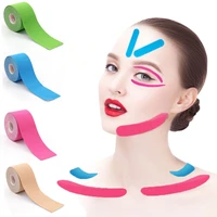 2 5cm kinesiology tape for face v line neck eyes lifting wrinkle remover sticker tape bandagem elastica facial skin care tools
