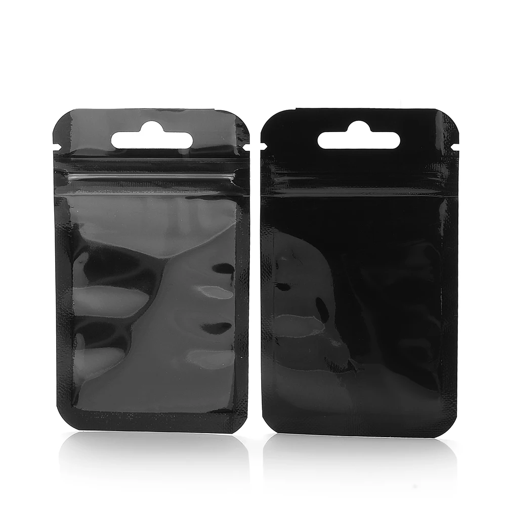 10 шт. одноразовые матовые сумки на молнии 4 цвета из алюминиевой фольги |