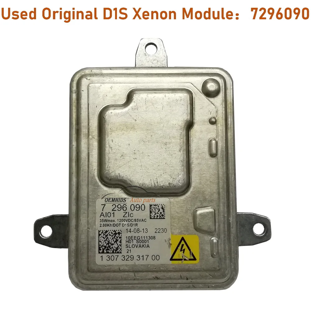 

Original Used 7296090 D1S Xenon Ballast For 3 5 7Series X1 X3 X5 X6 Z4 520i 530i HID Headlight Control Unit Module 130732931700