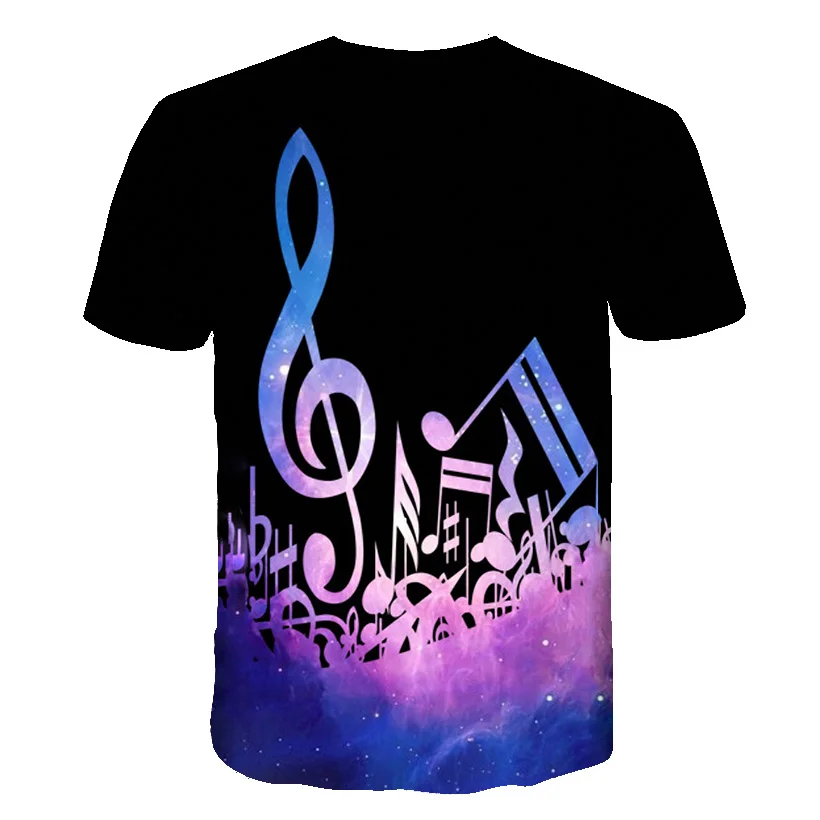 Футболка Мужская/Женская в стиле хип-хоп с принтом гитары 2021