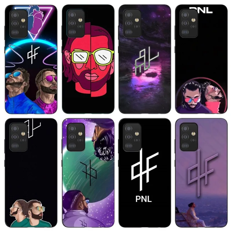 PNL QLF Rapper Phone Case For Samsung Galaxy S6 S7 S8 S9 S10 S21 S22 Plus Ultra Soft Black Phone Cover