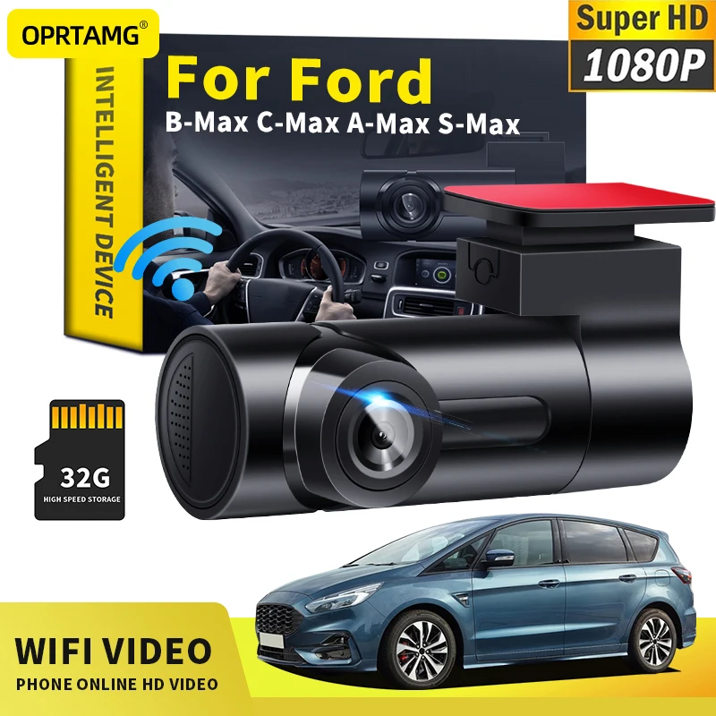 

Автомобильный видеорегистратор OPRTAMG MSC 1080P HD камера WiFi видеорегистратор для Ford B-Max C-Max A-Max S-Max 1994-2022 Автомобильный видеорегистратор автомобил...