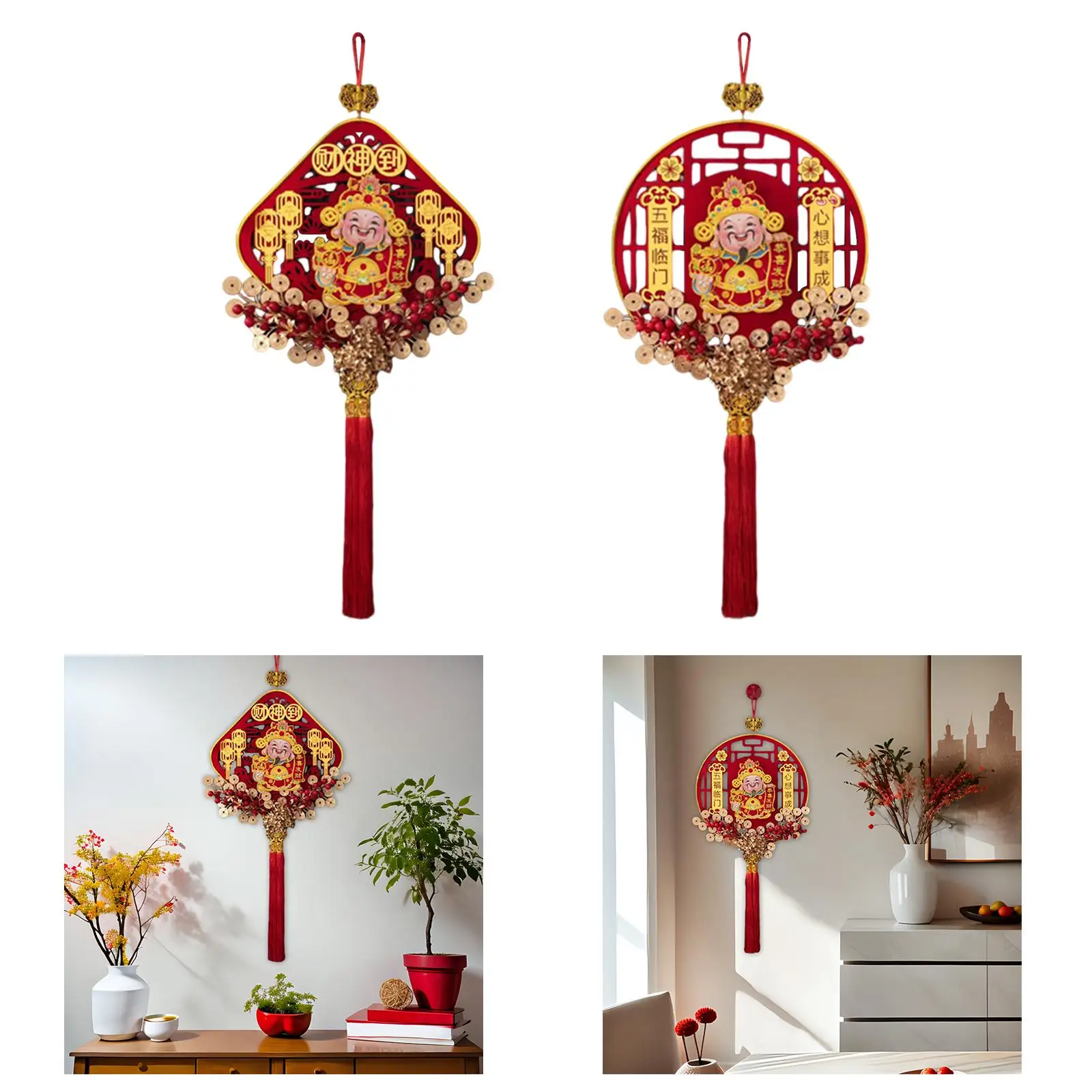 Китайский Новый Год Потолочные Украшения 2024 Весенний Фестиваль Подвесное