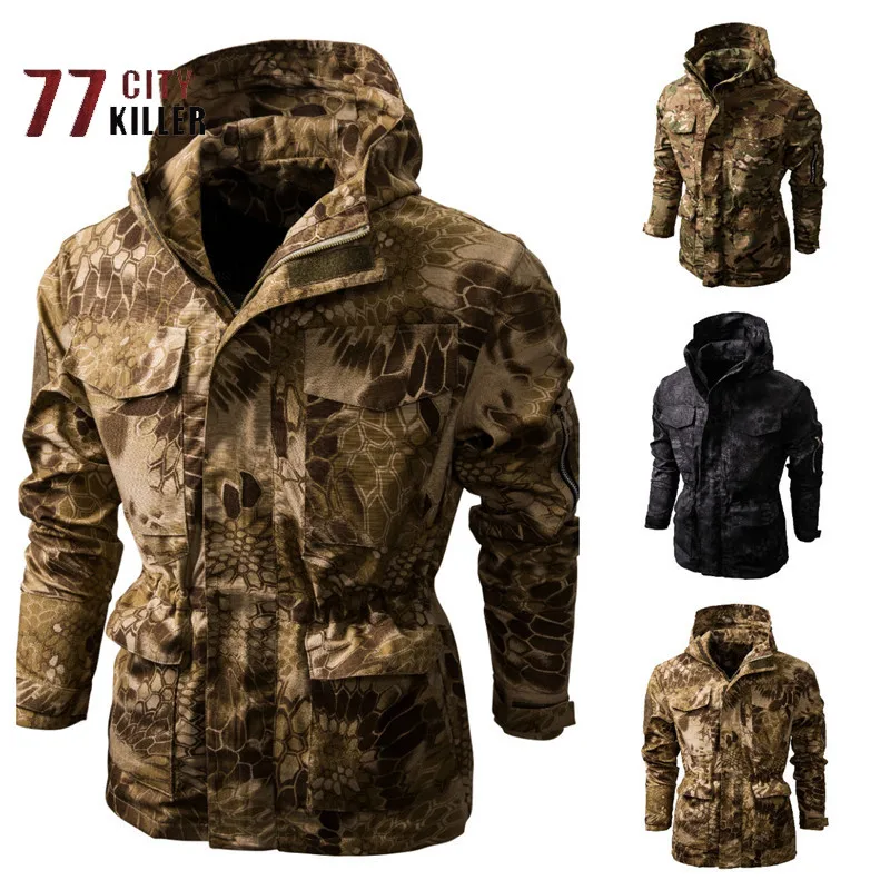 Уличная Военная Тактическая Мужская куртка детская многофункциональная