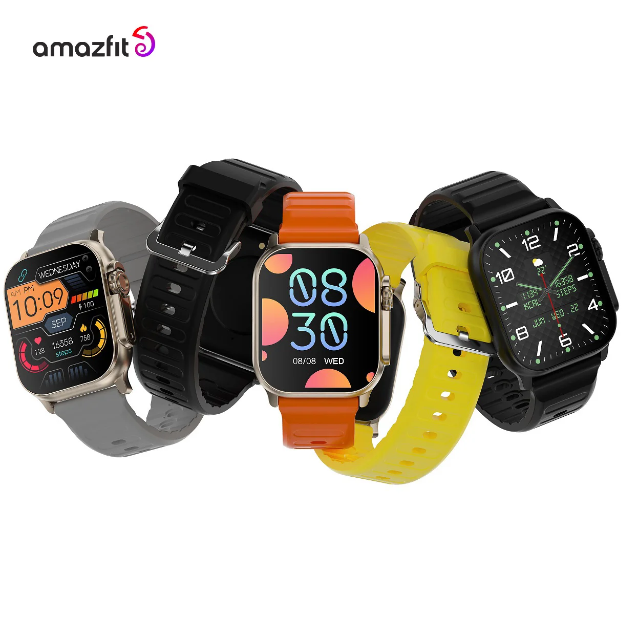 

2023 Amazfit Smart Watch For Men Sport Fitness Tracker 1.99 inch HD Full Screen Answer Calling Heart Rate ECG+PPG HRV Bracelet