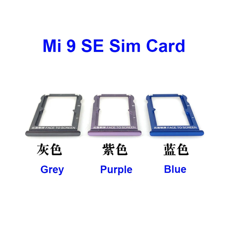 SIM Card Slot SD Tray Holder Adapter For Xiaomi Mi 9 SE Pro 5G | Phone Sensors