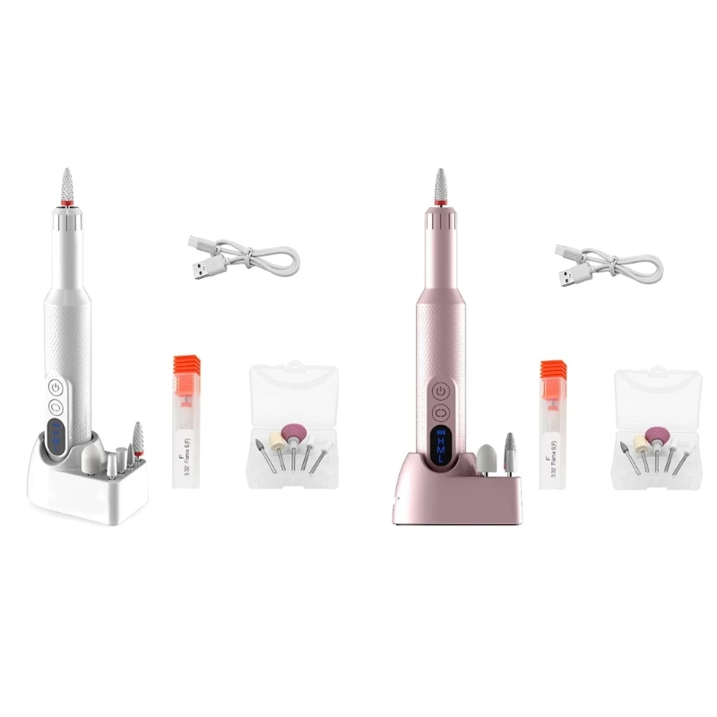 

831E Rechargeable File Milling Cutter For Manicure Pedicure Gel Remover Nails