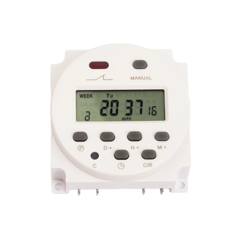 

CN101A Timer Switch AC/DC 12V 24V 110V 120V 220V 230V 240V Digital LCD Power Week Mini Programmable Time Switch Relay 8A to 16A