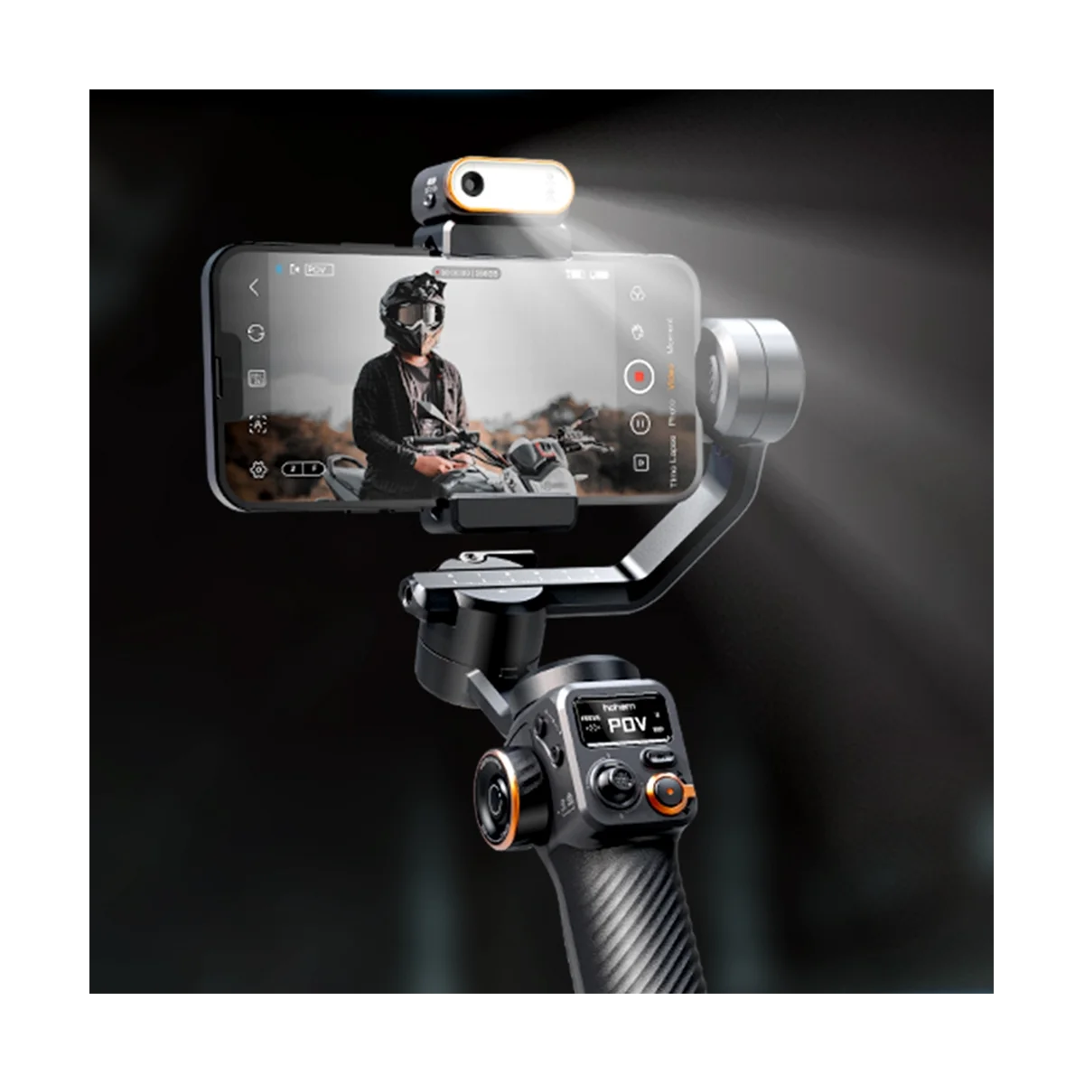 Ручной Стабилизатор Hohem ISteady M6 штатив для селфи с магнитной подсветкой