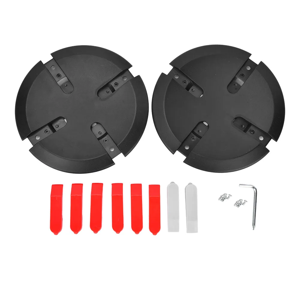 

2PCS ABS Mini Wheel Hub Cover Tire Side Cap Decoration Part for Xiaomi Balance Electric Scooter