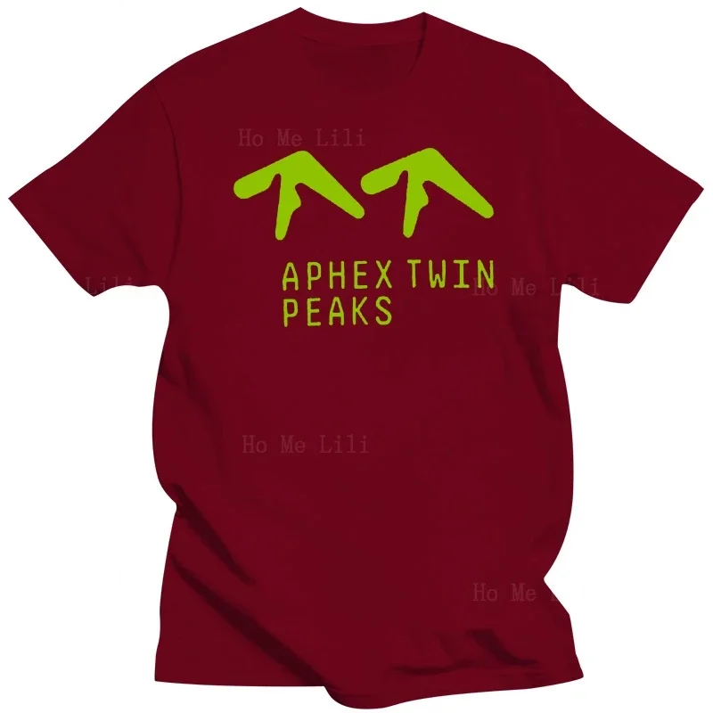 Фото Новая ограниченная футболка Aphex Twin Peaks, черно-белая футболка Syro, все размеры, высокое качество №3