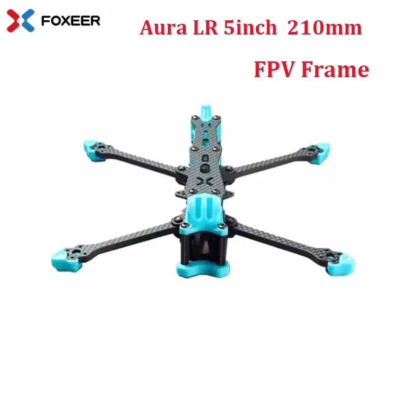 FOXEER Aura LR 5 &quot5 дюймов FPV рамка 210 мм Arm T700 зеленые Углеродные комплекты для RC