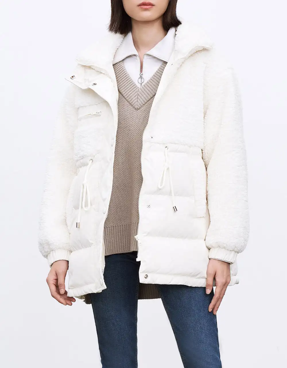 Teddy Puffer Jacket