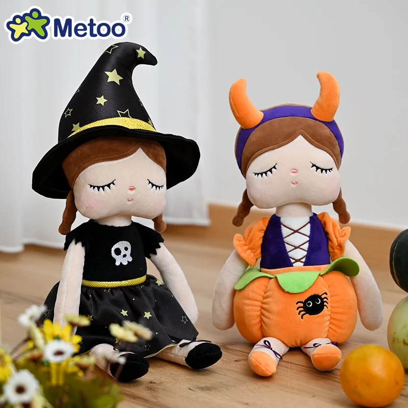 

Original Metoo Doll Plush Toys For Girls Baby Linda Kawaii Halloween Angela For Kids Children