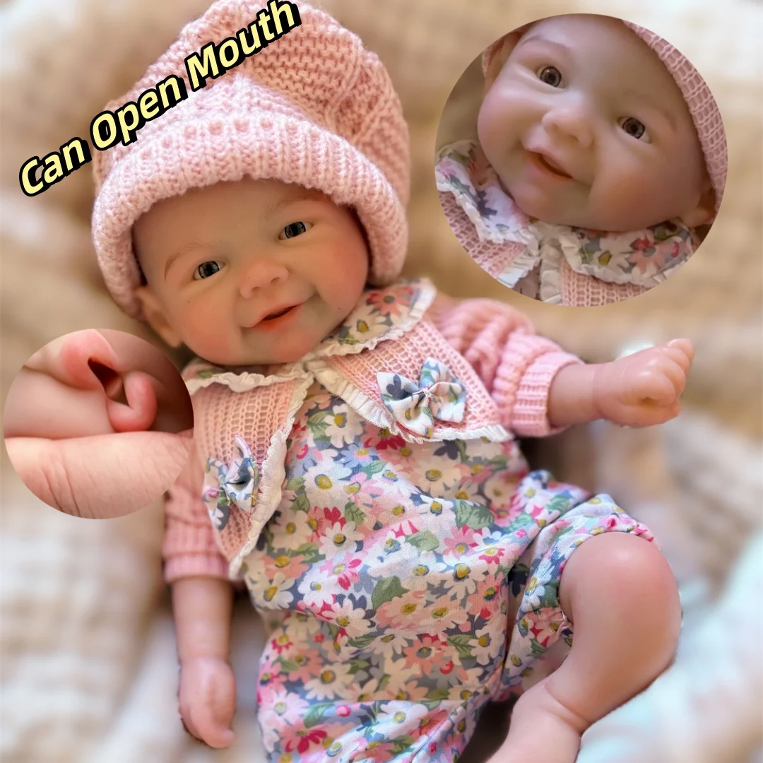 Силиконовая кукла CatDoneca Vivienne Bebe Reborn Girl 33 см