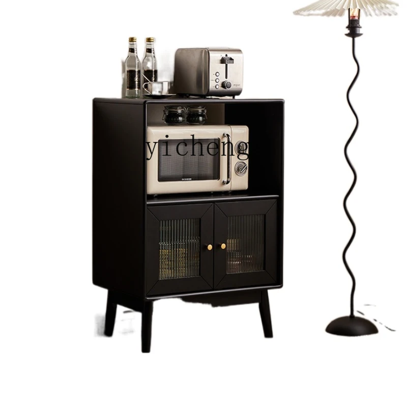 

XL Solid Wood Living Room Locker Home Wall Sideboard Kitchen Microwave Oven Cabinet