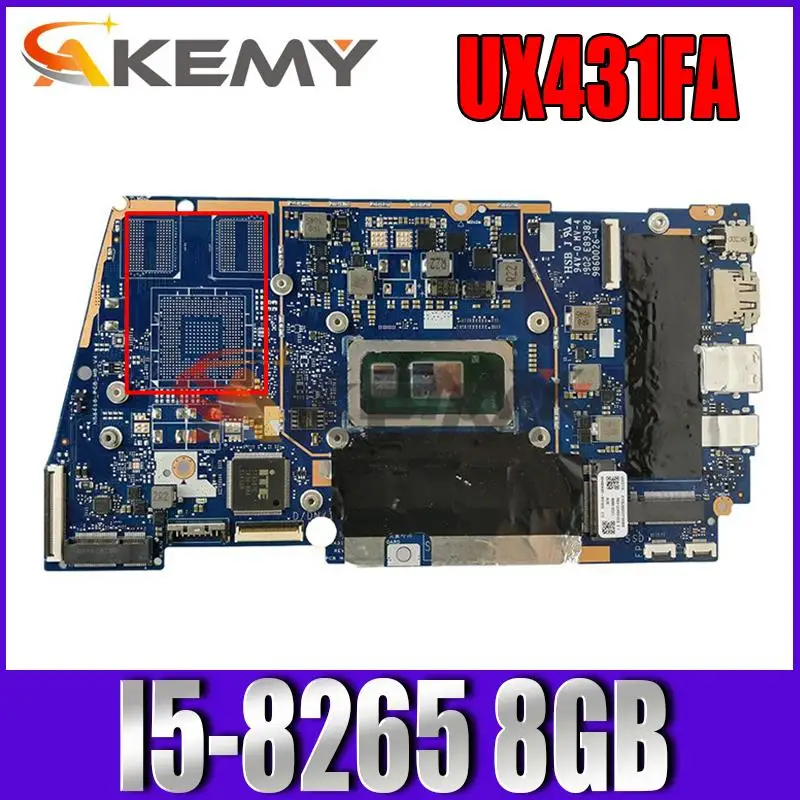 

Akemy UX431FA/FN ноутбук с диагональю экрана 8 Гб