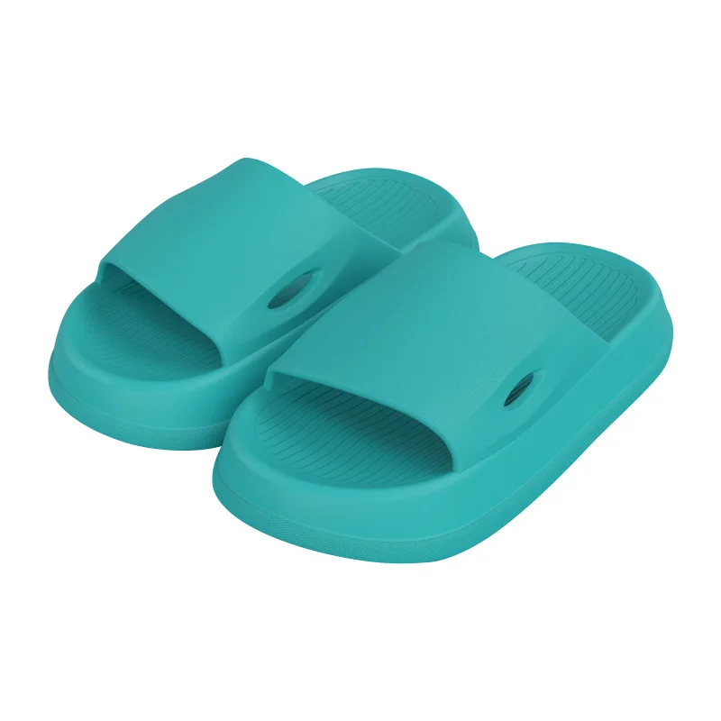 

Couple Slippers Female Summer Solid Color Stepping On Shit Men's Slippers Tide Indoor and Outdoor Home Simple Non-slip Sandals