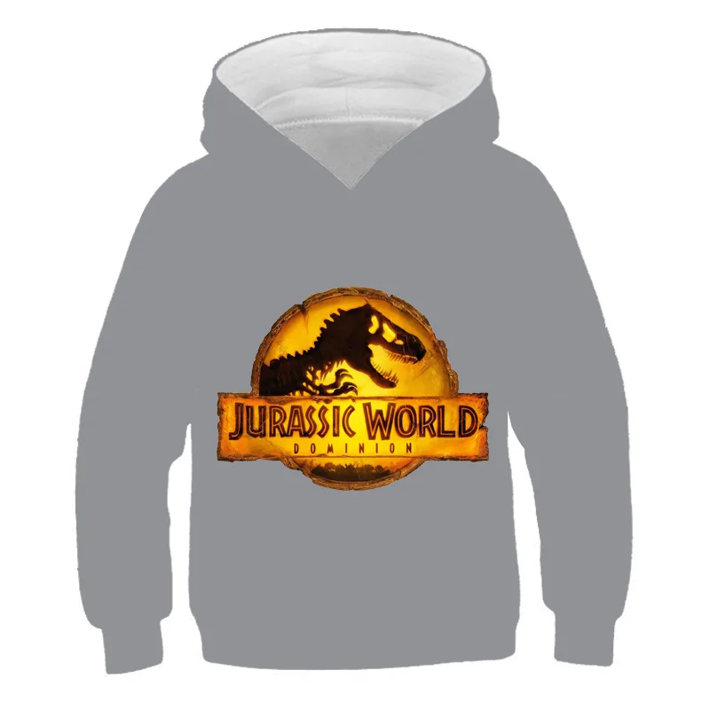 

Модные детские толстовки с капюшоном с рисунком «Мир Доминиона» Юрского периода, свитшоты с длинным рукавом и 3D принтом, повседневные весен...