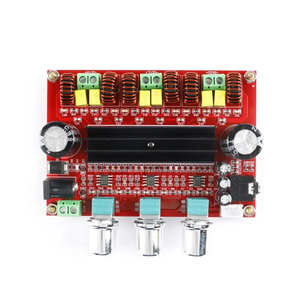 Новая двойная Плата усилителя сабвуфера TPA3116D2 2*50 Вт + 100 2 1 каналов TPA3116 аудио
