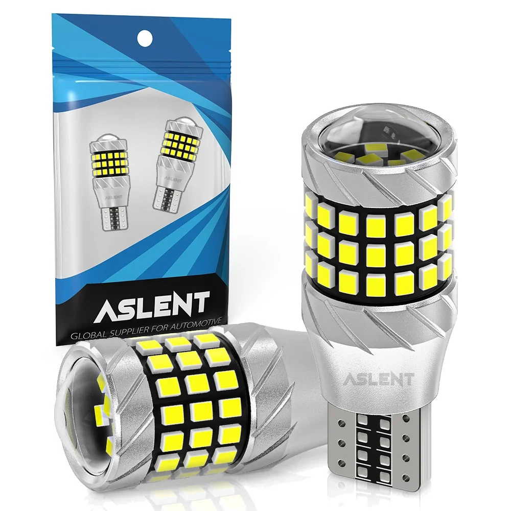 2 шт. 912 921 светодиодные лампы для резервного освещения заднего хода высокой мощности 2016 57SMD чипсет CANBUS T15 906 922 W16W лампы 6000K белые