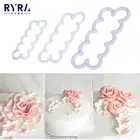 3 предмета в комплекте, розы и поясом из украшенной цветами плесень сахар торт выпечки Форма для тортов, фондана резак Кухня инструмент для выпечки аксессуары Инструменты для тортов, Лидер продаж