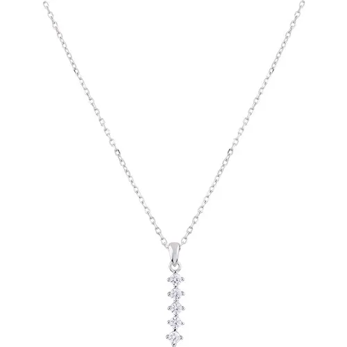 Женское серебряное колье с пятью камнями | Украшения и аксессуары