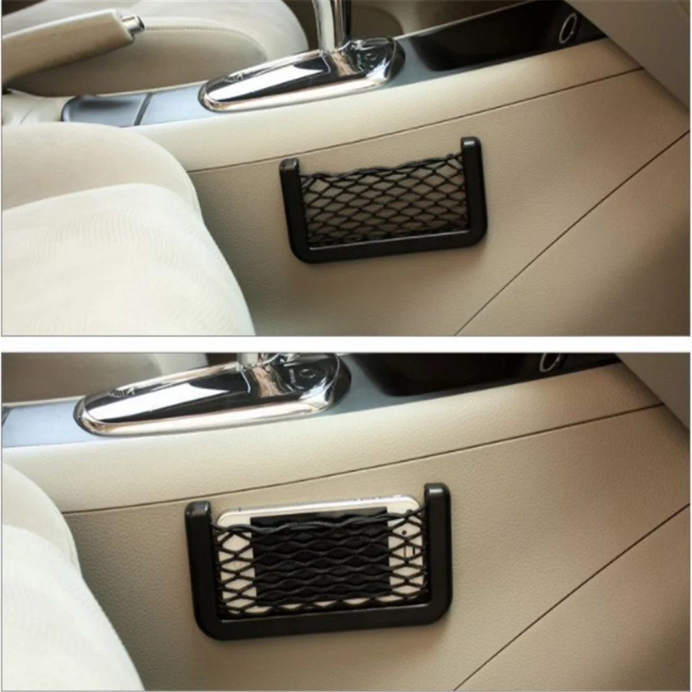 Car mobile phone Organizer Storage Bag for BMW 1 2 3 4 5 6 7 Series X1 X3 X4 X5 X6 E60 E90 F07