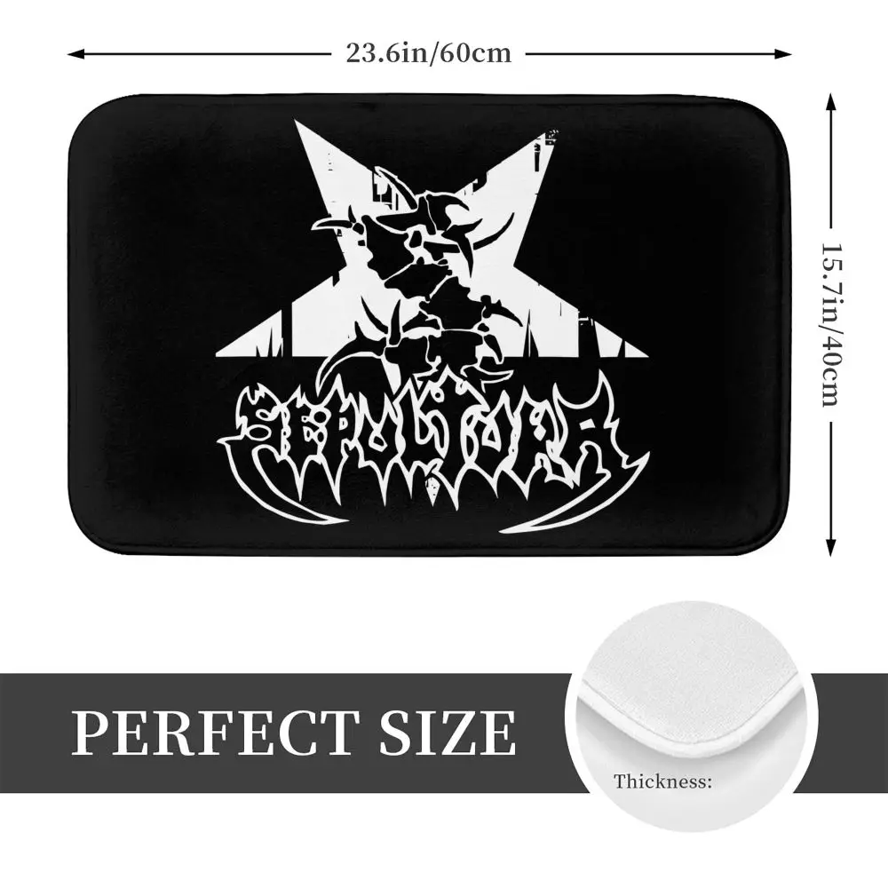 Новинка коврик для пола SEPULTURA с рисунком домашний креативный супер мягкий