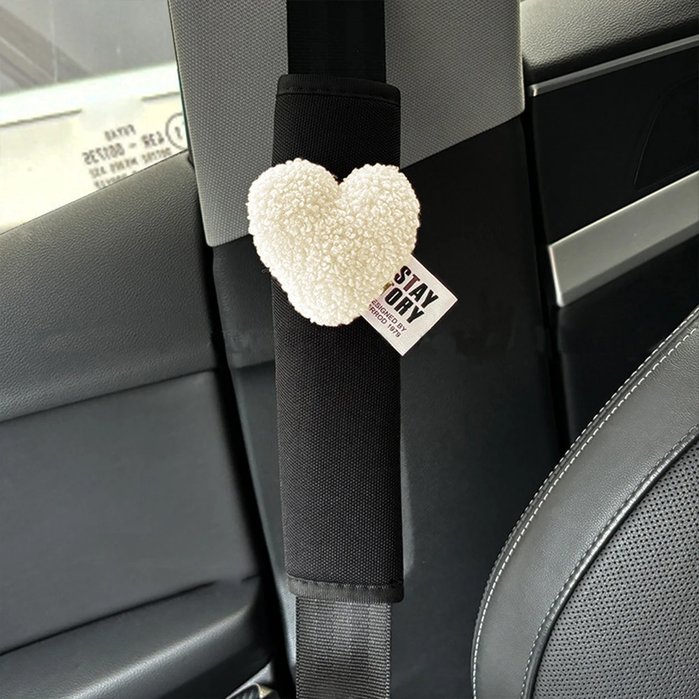 Фото Love Heart автомобильный Стайлинг чехол для ремня безопасности мягкая защита груди автомобильный ремень безопасности чехол для поддержки шеи подушка ремень безопасности №4