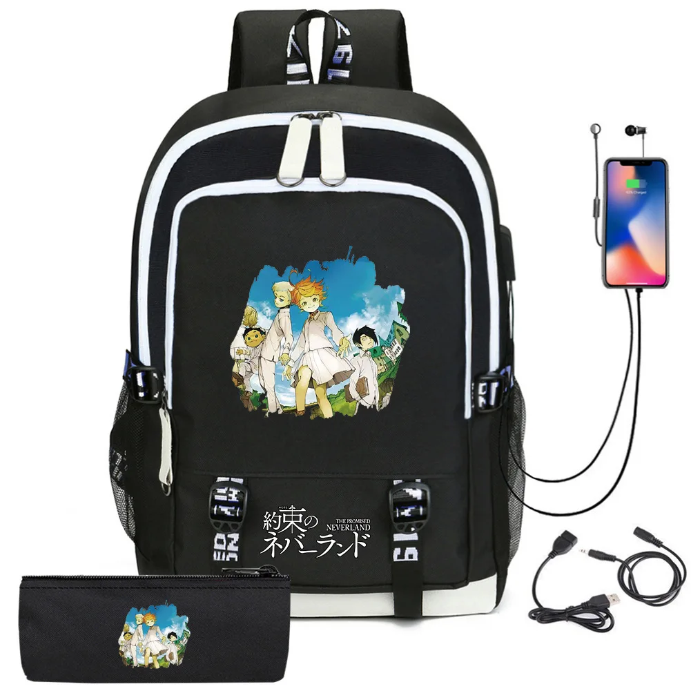 School Book Bags Fans Travel Bags Laptop Headphone Port Moch