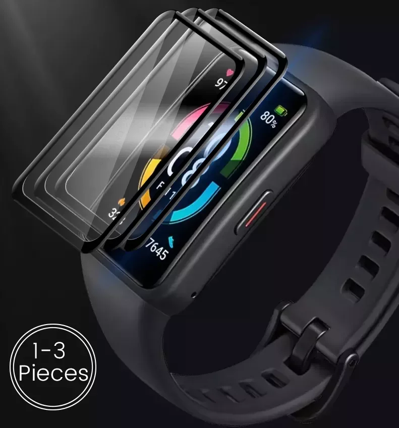 Изогнутое защитное стекло 9D для Huawei Band 6 Pro защитная пленка экрана Honor Band6