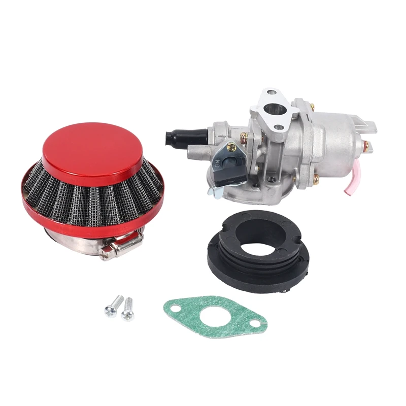 

Карбюратор Carby + воздушный фильтр + стек для 2-тактного двигателя 47Cc 49Cc Mini Moto Kids Atv Quad Dirt Pocket Bike Minimoto