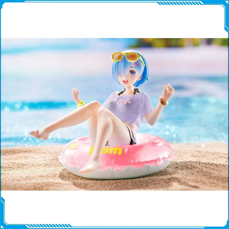 

Taito Original Aqua Float Girls AFG Re Zero Starting Life in Another World Rem/Ram Swimsuit PVC Action Figure Model Toys