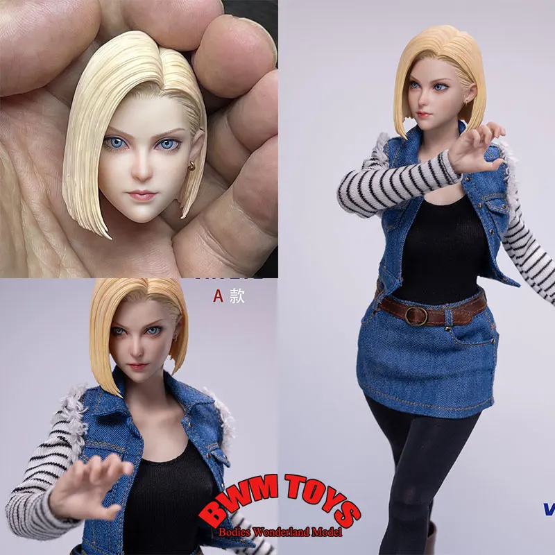 Фото В наличии: VHTOYS VH001A, голова Jili с короткими волосами и подвижными глазами, масштаб 1/6, для 12-дюймовых фигурок солдаток/девушек. №1