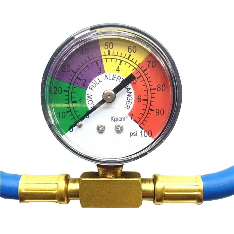 Комплект для заправки хладагента R134a заправочного шланга систем отопления