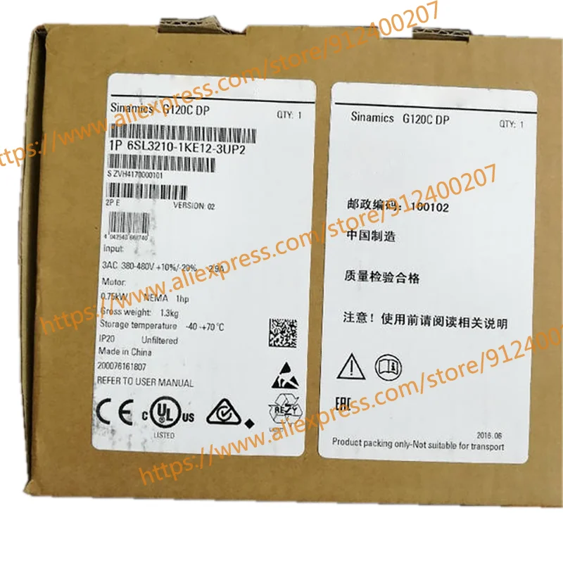 

Only Sell The Brand New Original 6SL3210-1KE12-3UF2 6SL3210 1KE12 3UF2