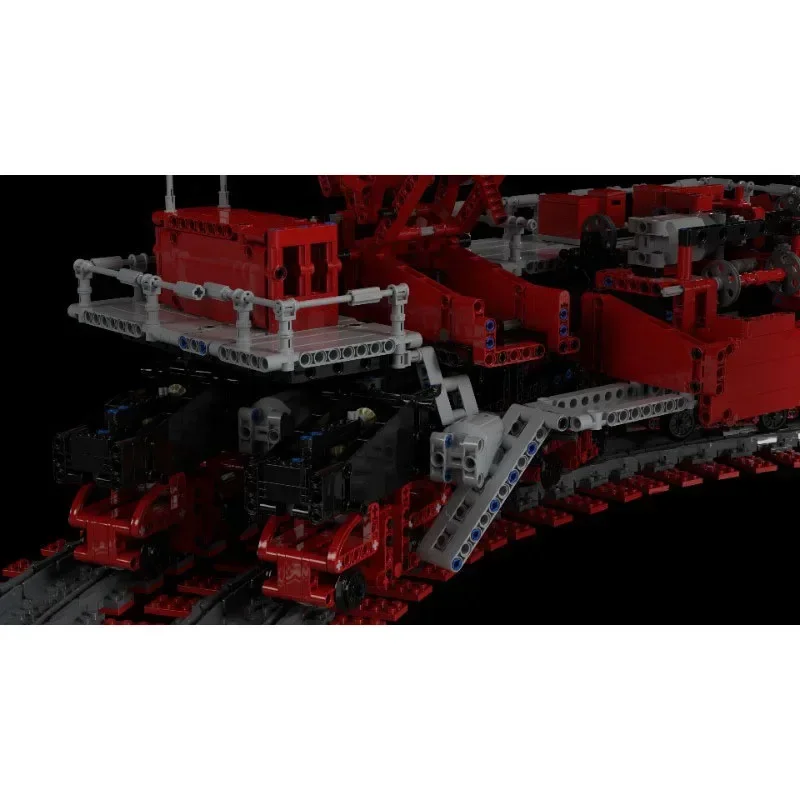 MOC- 195537   Красный новый электрический RC SK6000 кран, строительный блок, модель 7512, детали MOC, креативный мальчик, строительный блок на день рождения, игрушка (art.: 3920cd805272f) - 3920cd805272f