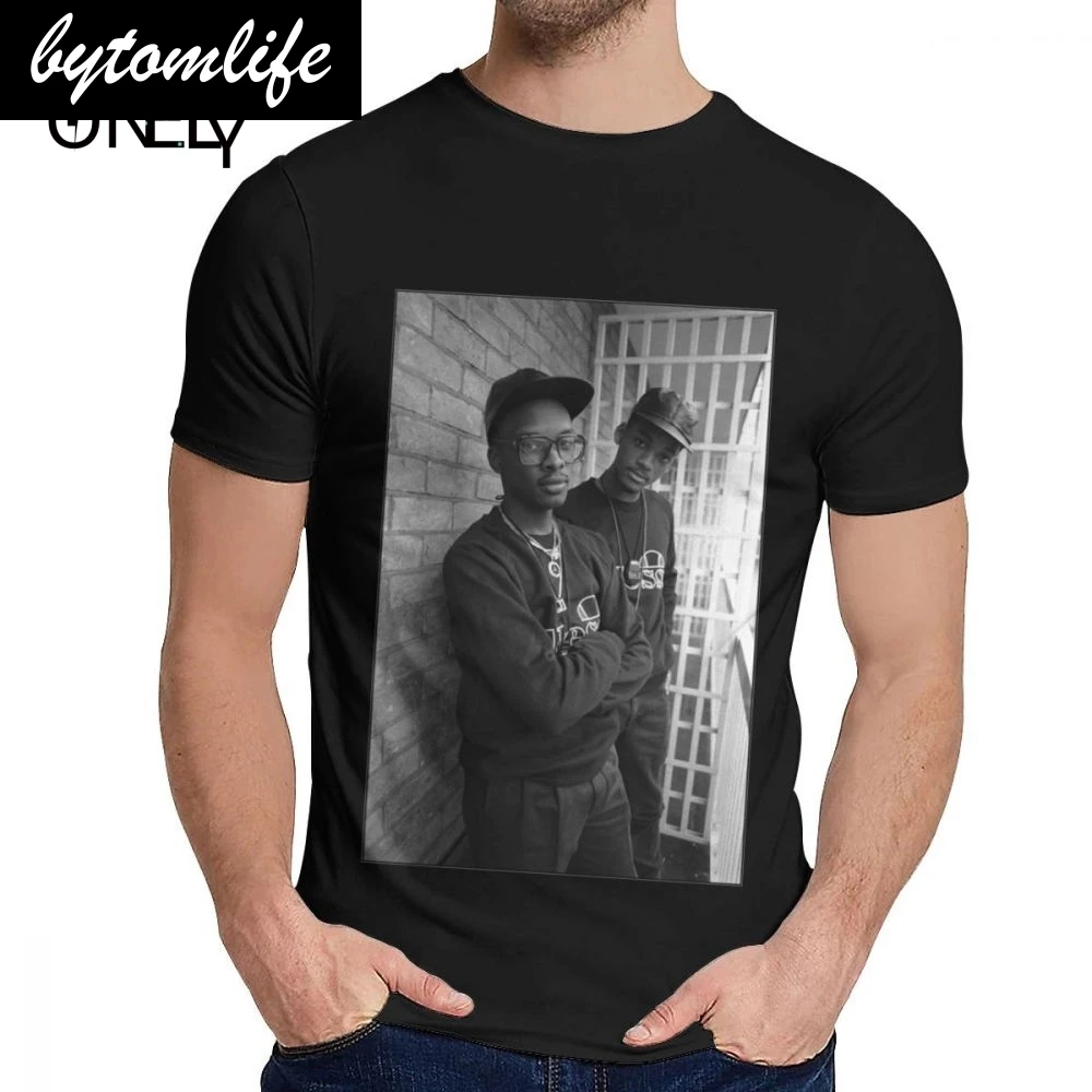 

100% Cotton Fresh Prince And Jazzy Jeff T-shirt Man's New Custom Leisure O-neck Top Tee
