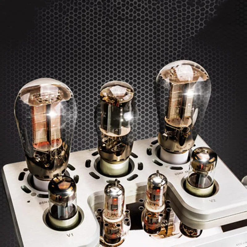 Фото Интегрированный усилитель MS-500B класса А, одноконденсаторный, ламповый, Hi-Fi, 300B 6/N8Px2 12AU7x2 5Z3Px1, 110-240В №3