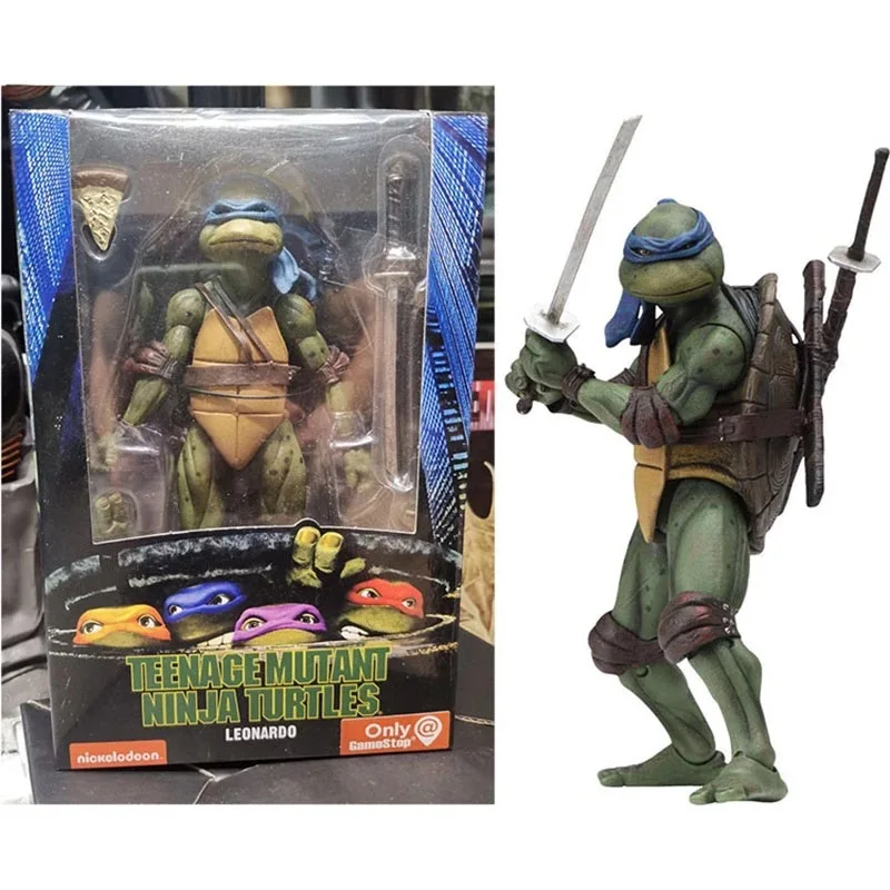 

Anime TMNT Figurine Teenage Mutant Ninja Turtles 1990 Movie NECA 18CM Action Figure Collectible Model Doll Toy