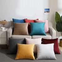 easyum darlon velvet 4545cm 5050cm bench home decor removable and washable cushion pillow cover case with zipper