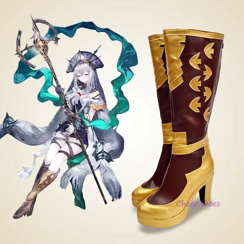 Игра Arknights Skadi Power ботинки для косплея вечерние карнавальные костюмы на Хэллоуин