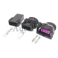 1 set 3 hole car idle motors electric wiring unsealed socket with terminal 443906233 443906247 auto stepper motor plug