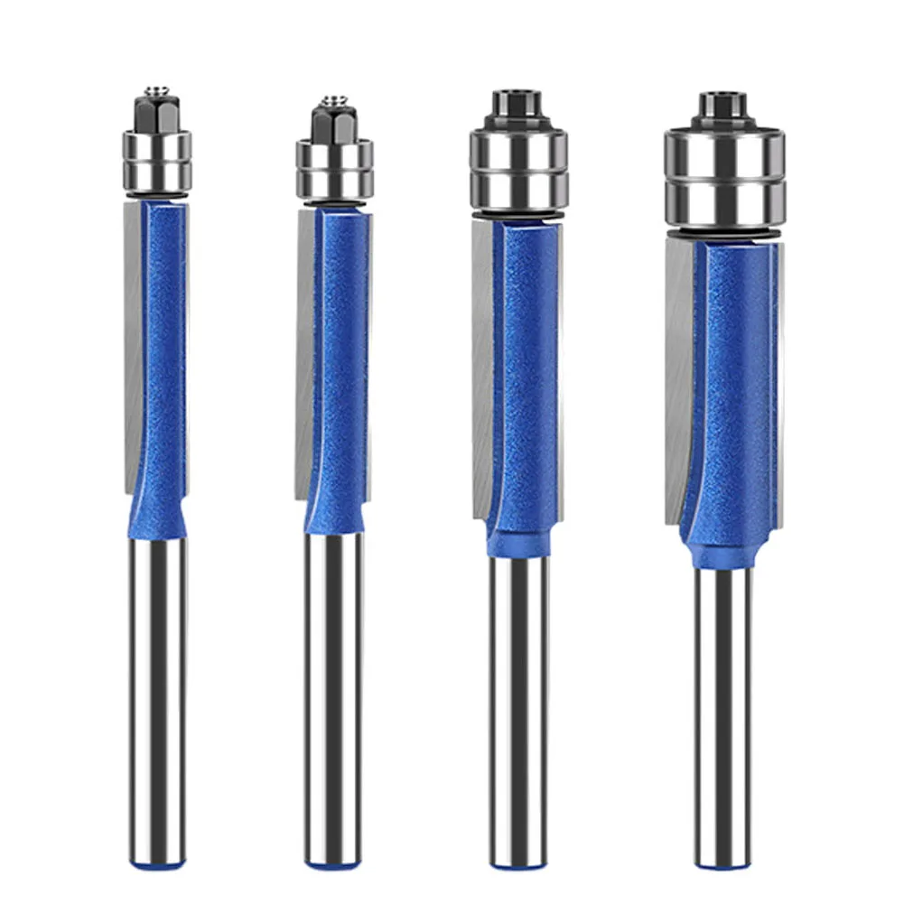 

Milling Cutter Router Bit 6mm Shank Double Bearing Face Mill Flush Trim Bit Router Bit Woodworking Milling Cutter