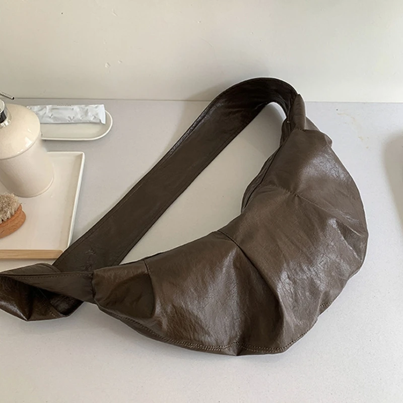 Элегантная женская сумка через плечо большая вместительная для пельменей из