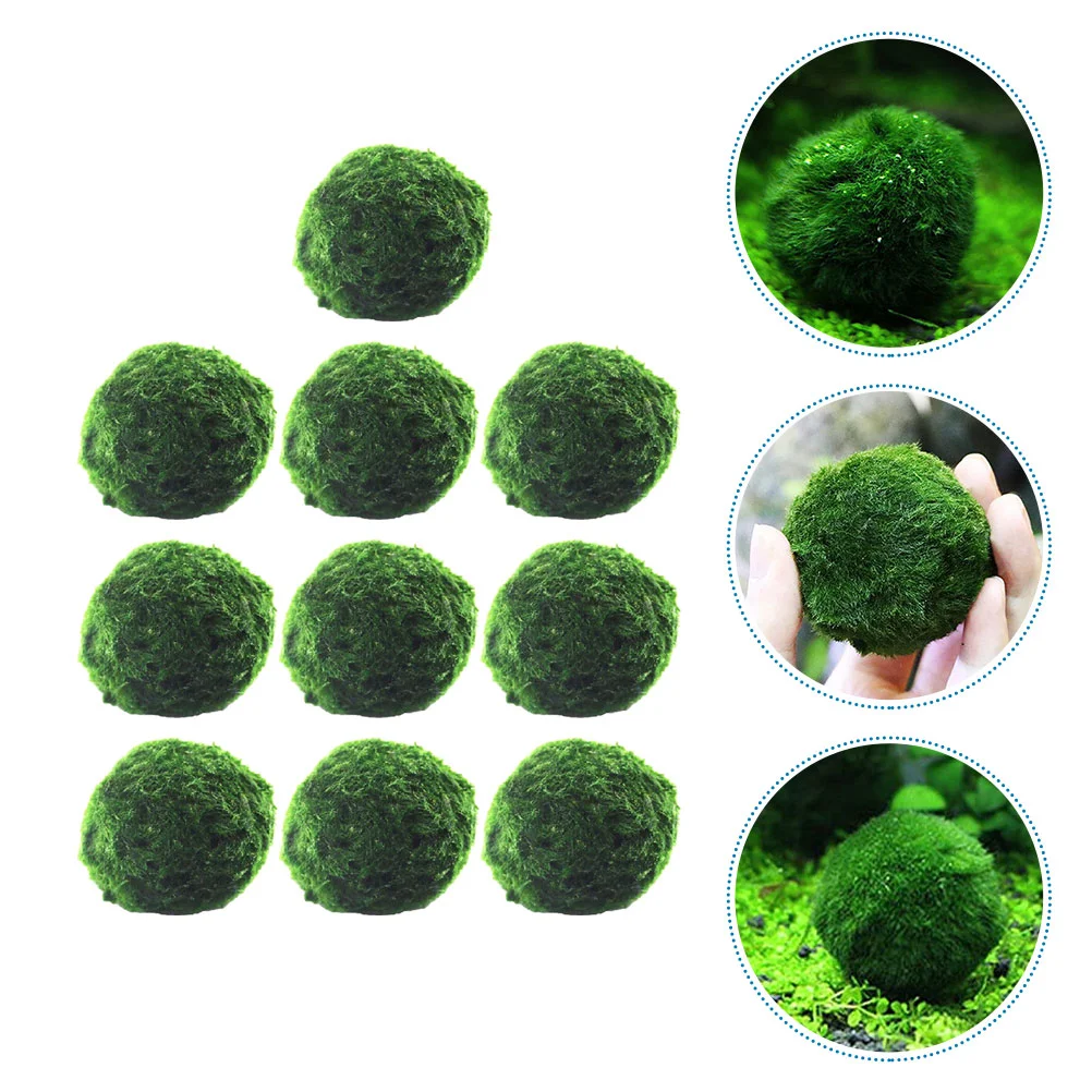 10 шт. шарик для водорослей в аквариуме украшение аквариума гидропонные шары