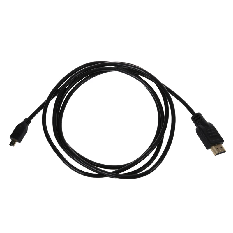 

Кабель AV/HDMI, 6 футов, высокое разрешение, Micro HDMI (тип D)-HDMI (тип A), кабель для видеокамеры GoPro HERO3